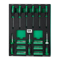 SK Tools USA - 69 Piece Dual-Material Screwdriver Set with Magnetic Bit Holder - Ridge Toolbox