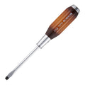 Vessel Genuine Wood Handle Tang-Thru Screwdriver No.100 -6x100