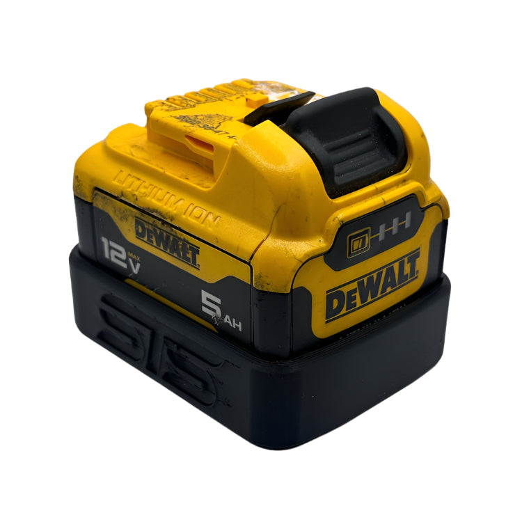 STS Auto Design DWDCB126 – Dewalt 12V 5.0Ah DCB126 Magnetic Battery Cover - Ridge Toolbox
