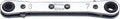 Ratcheting Ring Wrench  8x9mm 6 point Length 134mm Reversible
