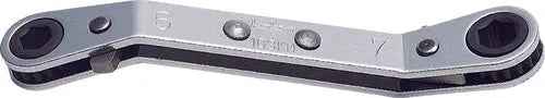 Ratcheting Ring Wrench  12x13mm 6 point Length 145mm Reversible