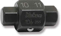 4-Point/6-Point Male Drain Plug Key Bits 10mm x 11mm Hex x Hex Length 32mm