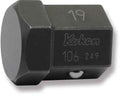 4-Point/6-Point Male Drain Plug Key Bits 19mm Hex Length 24mm