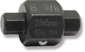 4-Point/6-Point Male Drain Plug Key Bits 8mm x 3/8 Hex x Hex Length 32mm