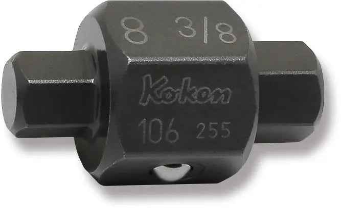 4-Point/6-Point Male Drain Plug Key Bits 8mm x 3/8 Hex x Hex Length 32mm