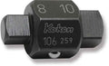 4-Point/6-Point Male Drain Plug Key Bits 8S x 10S Square x Square Length 32mm