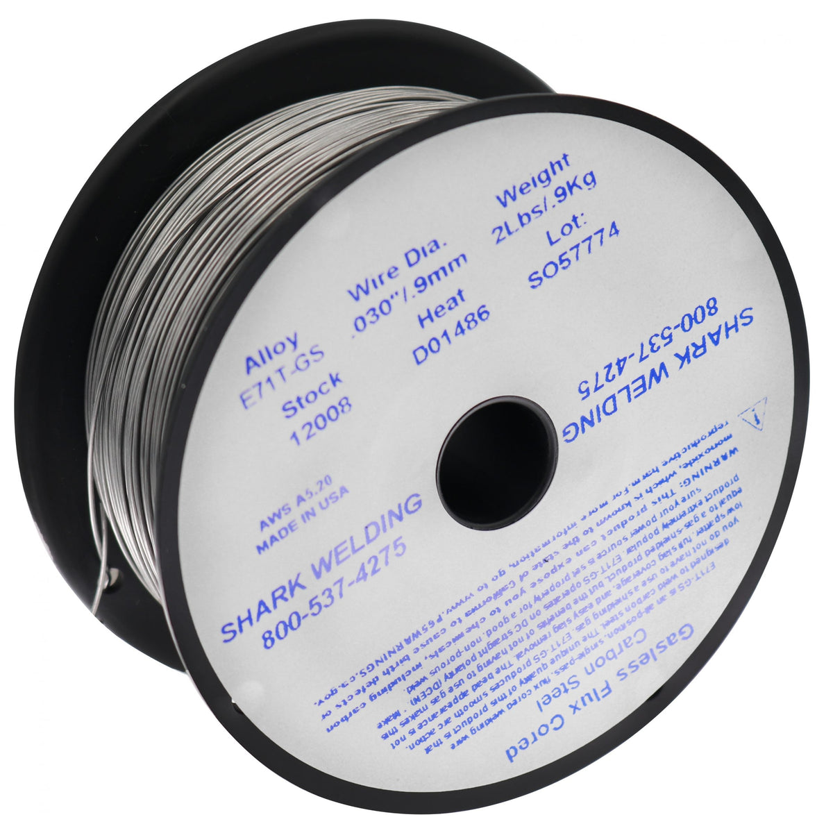 Shark Industries - Gasless Flux Cored Carbon Steel MIG Wire - Ridge Toolbox