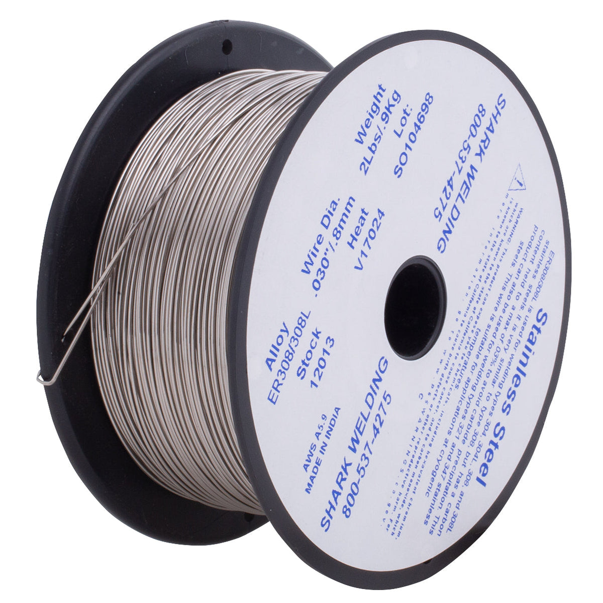 Shark Industries - ER308L Stainless Steel MIG Wire Premium Stainless Steel - Ridge Toolbox