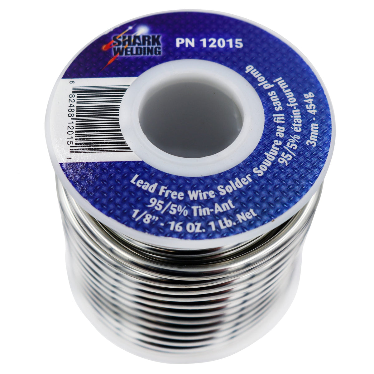Shark Industries - Lead Free Wire Solder- 95/5% Tin Antimony alloy - Ridge Toolbox