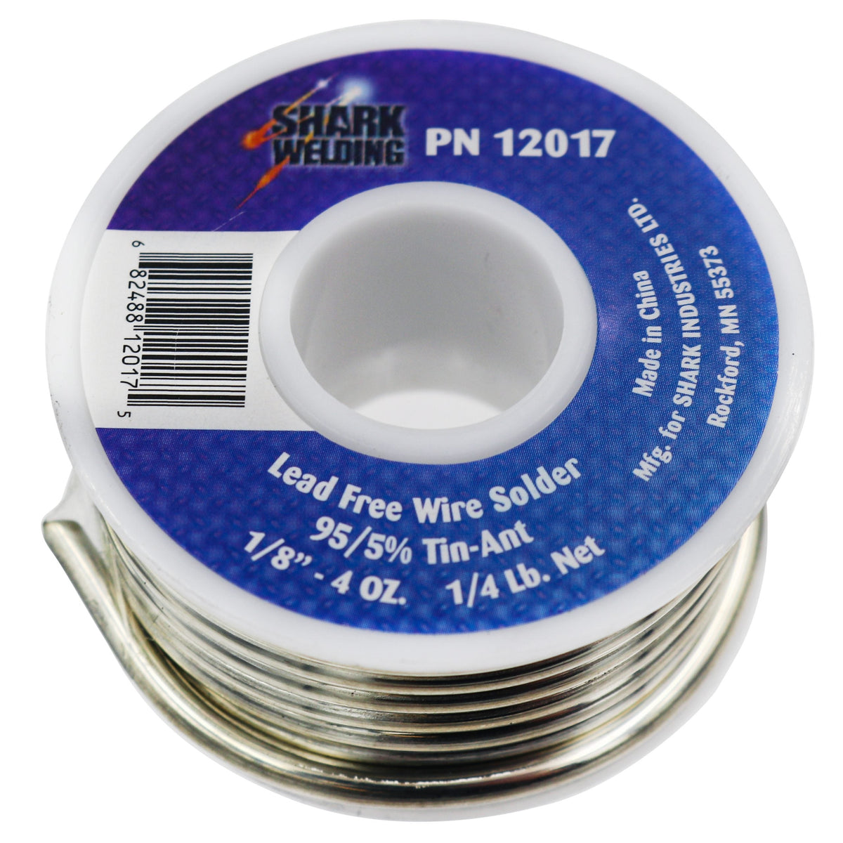 Shark Industries - Lead Free Wire Solder- 95/5% Tin Antimony alloy - Ridge Toolbox
