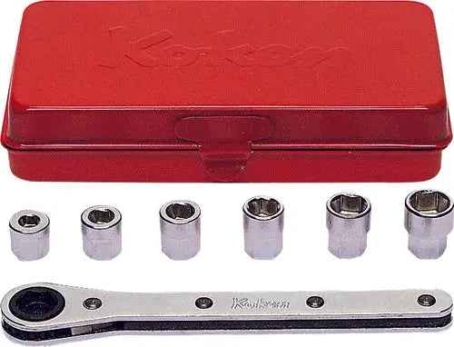 Socket Set  5-10mm 6 point   7 pieces