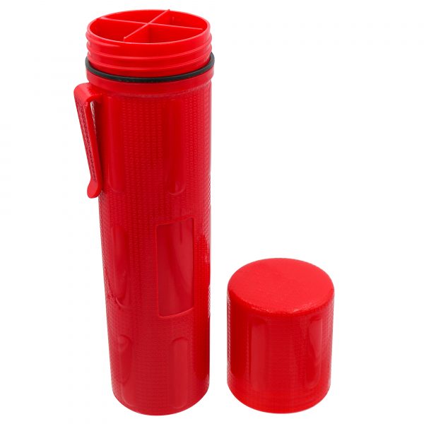 Shark Industries - Welding Rod Storage Tube with 4 Partitions 15" x 3 1/4" - Ridge Toolbox