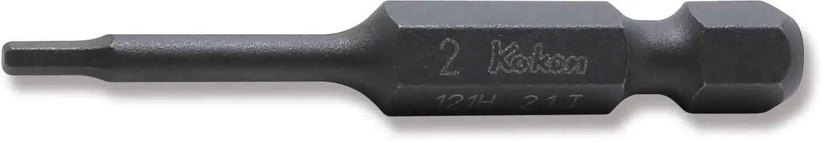 1/4 Hex Dr. Bit  2mm Hex Length 50mm