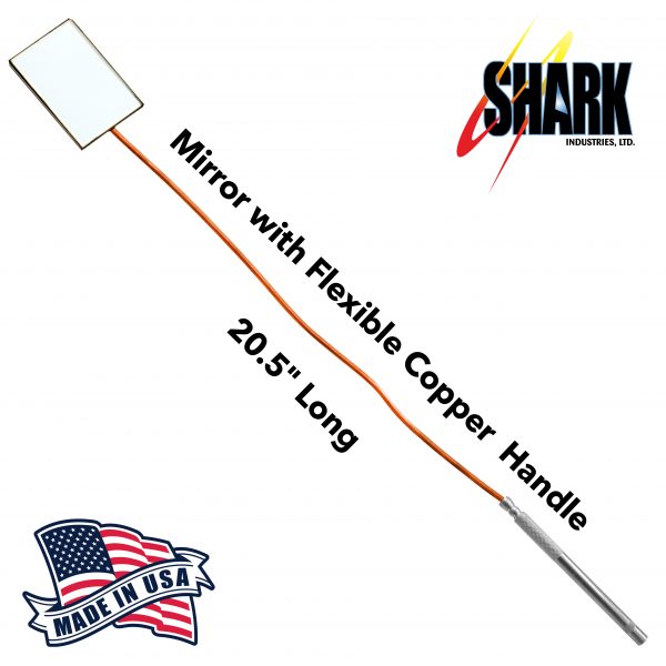 Shark Industries - Mirror with Flexible Copper Handle - Ridge Toolbox