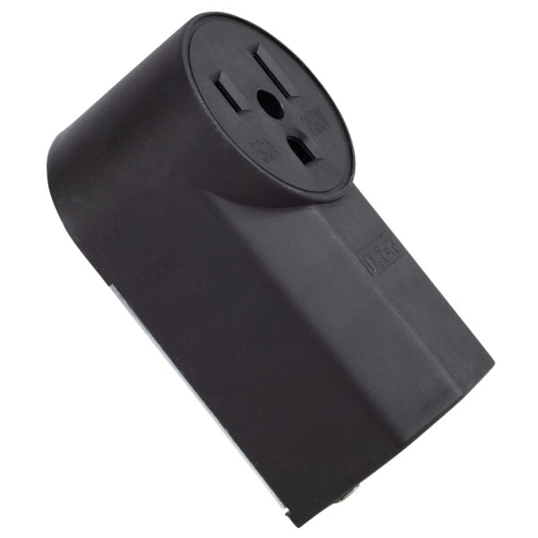 Shark Industries - Pin Type Wall Receptacle - Parallel Blade, 50A, 250V - Ridge Toolbox