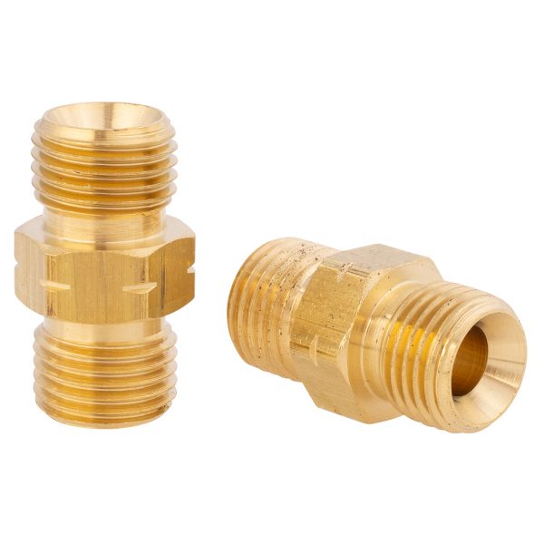 Shark Industries - 2 Pk. Hose Couplers “B” Fitting – Acetylene - Ridge Toolbox
