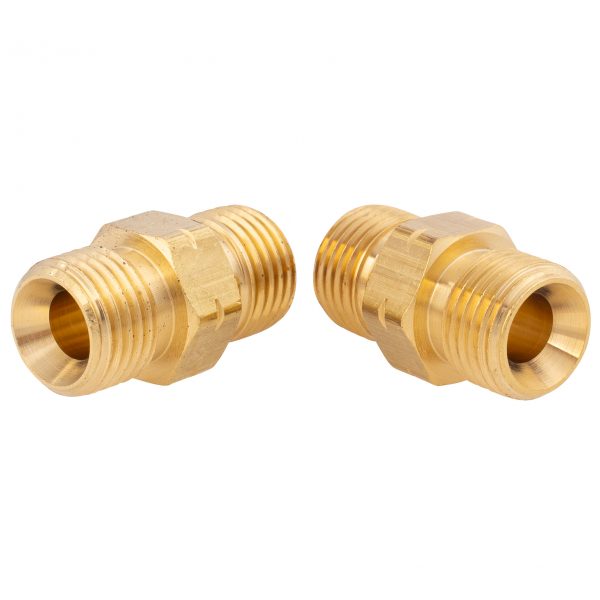 Shark Industries - 2 Pk. Hose Couplers “B” Fitting – Acetylene - Ridge Toolbox
