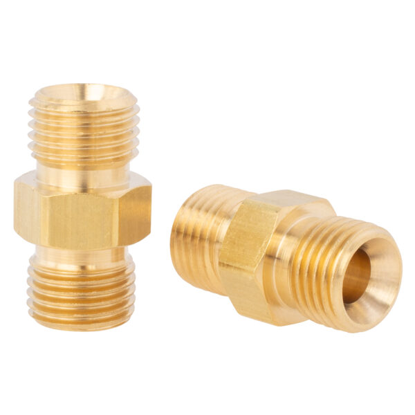 Shark Industries - 2 Pk. Hose Couplers “B” Fitting – Oxygen - Ridge Toolbox