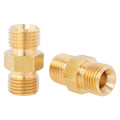 Shark Industries - 2 Pk. Hose Couplers “B” Fitting – Oxygen - Ridge Toolbox