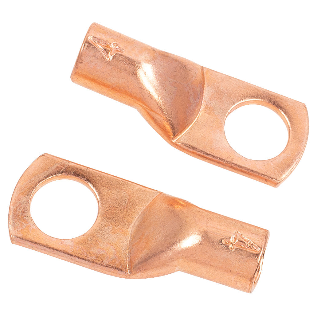 Shark Industries - Cable Lugs – Cable Size 4 – Stud 3/8″ – 2 PK. - Ridge Toolbox