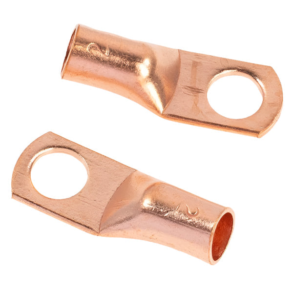 Shark Industries - Cable Lugs – Cable Size 2-6 – Stud 3/8″ – 2 PK. - Ridge Toolbox