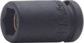 1/4 Sq. Dr. Socket  7mm 6 point Length 23mm Magnet