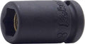 1/4 Sq. Dr. Socket  1/4 6 point Length 23mm Magnet