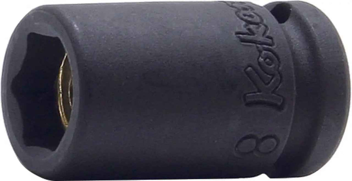 1/4 Sq. Dr. Socket  13mm 6 point Length 25mm Magnet