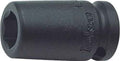 1/4 Sq. Dr. Socket  3/8 6 point Length 23mm Magnet