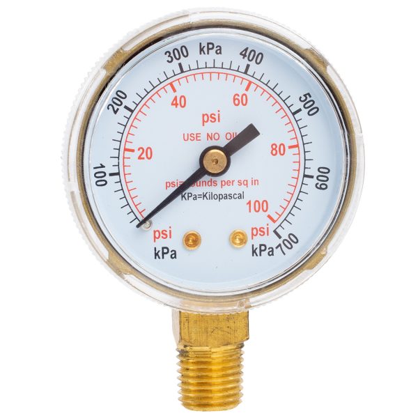 Shark Industries - All Gas Gauges – 2", 1/4" NPT, (60 – 4000 Pounds) - Ridge Toolbox
