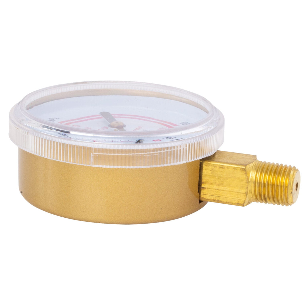 Shark Industries - Heavy Duty (Acetylene Only) Gauge – 2 1/2″ - 1/4" NPT - 0-30 Pounds - Ridge Toolbox