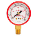 Shark Industries - Acetylene Gauge Only – 1.5" Dial, 1/8" NPT, 0–400 & 0–4000 Pounds - Ridge Toolbox