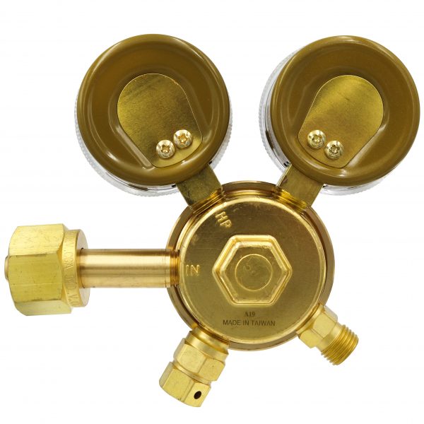 Shark Industries - Single Stage Regulators for Medium Duty Kits – Oxygen & Acetylene, 2″ Gauge - Ridge Toolbox