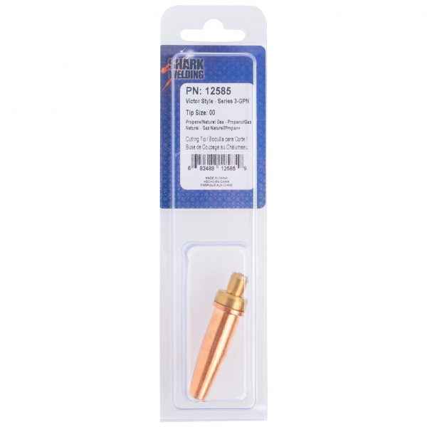 Shark Industries - Cutting Tip – Victor Style – Series 3-GPN – Propane/Natural Gas (Size 00-4) - Ridge Toolbox