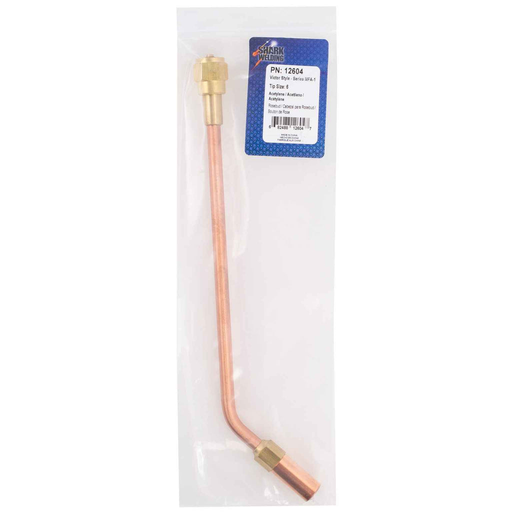 Shark Industries - Rosebud Assembly – Victor Style – Series MFA-1 – Acetylene – Size 6 - Ridge Toolbox