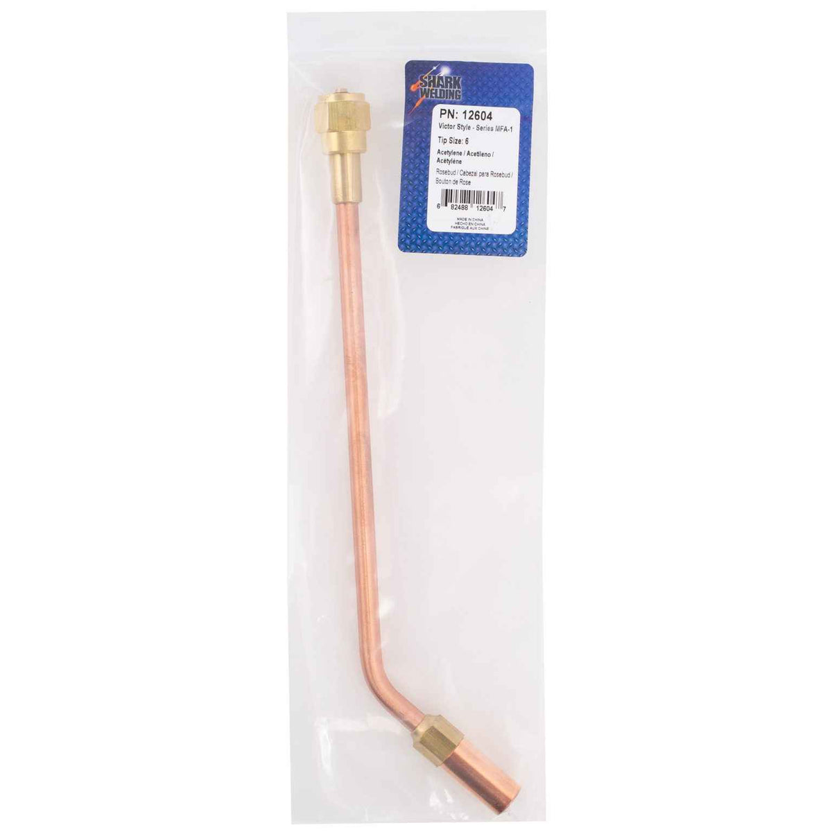 Shark Industries - Rosebud Assembly – Victor Style – Series MFA-1 – Acetylene – Size 6 - Ridge Toolbox