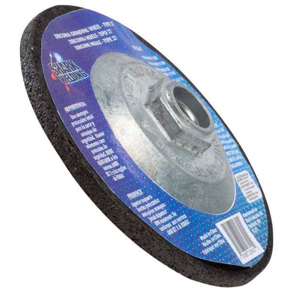 Shark Industries - Depressed Center Type 27 Zirconia Grinding Wheels for Stainless Steel – Hubbed. 4.5″ x 1/4″ x 5/8 - 11NC – 24 Grit - Ridge Toolbox