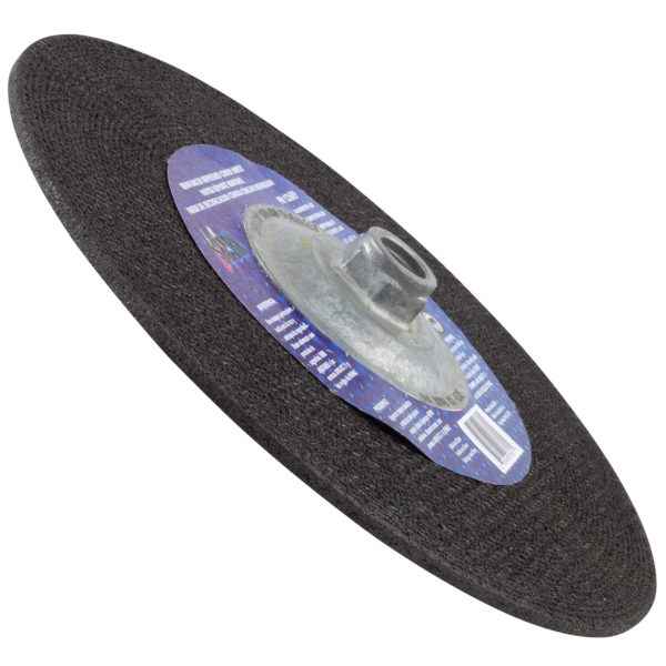 Shark Industries - 9″ Type 27 Aluminum Oxide Grinding Wheel – 1/8″ x 5/8″-11, 24 Grit - Ridge Toolbox