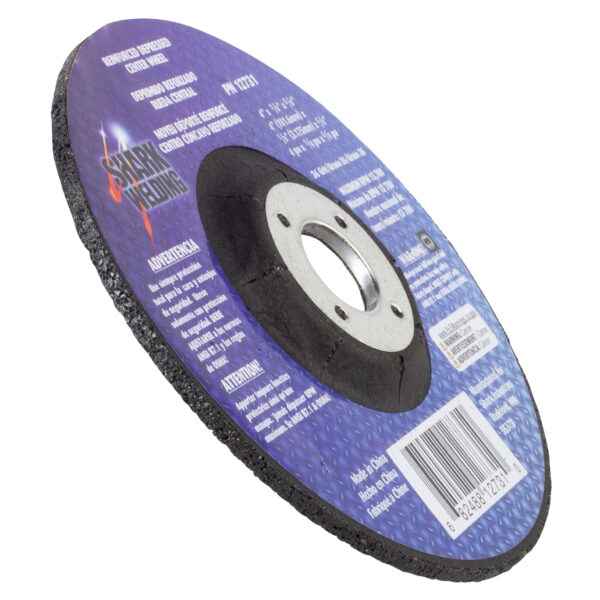 Shark Industries - 4″ Type 27 Aluminum Oxide Grinding Wheels Depressed Center – Hubless, 36 Grit – 4″ x 1/8″ x 5/8″ - Ridge Toolbox