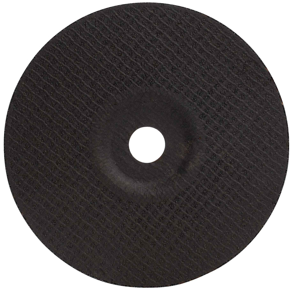 Shark Industries - 7″ Type 27 Aluminum Oxide Grinding Wheels Depressed Center – Hubless, 24 Grit. 7″ x 1/4″ x 7/8″ - Ridge Toolbox
