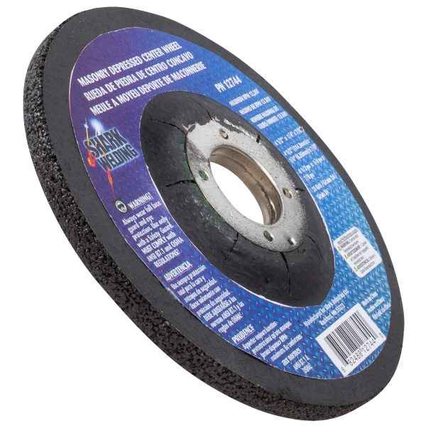 Shark Industries - Depressed Center Type 27 Grinding Wheels for use on Masonry 4.5″x 1/4″ x 7/8 - Ridge Toolbox