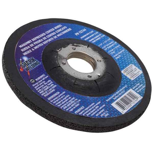 Shark Industries - Depressed Center Type 27 Grinding Wheels for use on Masonry 4.5″x 1/4″ x 7/8 - Ridge Toolbox