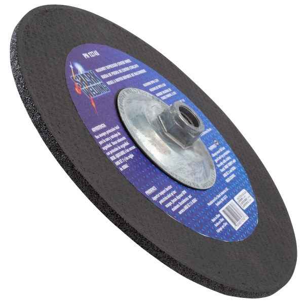 Shark Industries - Depressed Center Type 27 Grinding Wheels for use on Masonry 9″x 1/4″ x 5/8-11 - Ridge Toolbox