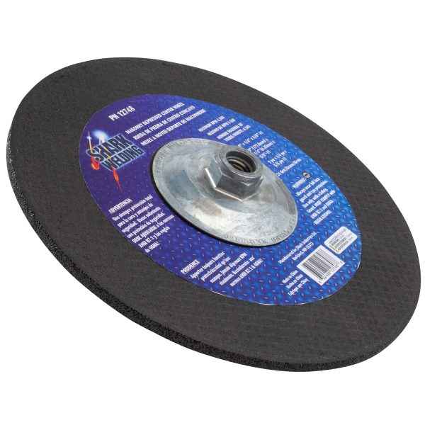 Shark Industries - Depressed Center Type 27 Grinding Wheels for use on Masonry 9″x 1/4″ x 5/8-11 - Ridge Toolbox