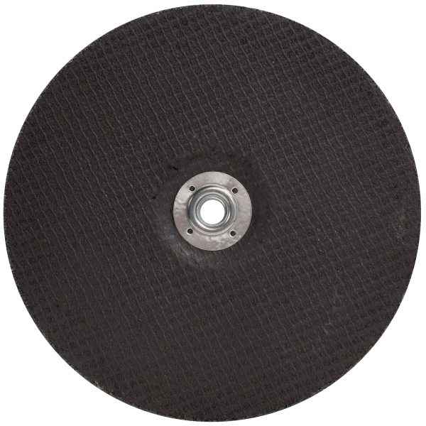 Shark Industries - 9″ Type 27 Aluminum Oxide Grinding Wheel – 1/4″ x 5/8″-11, 24 Grit - Ridge Toolbox