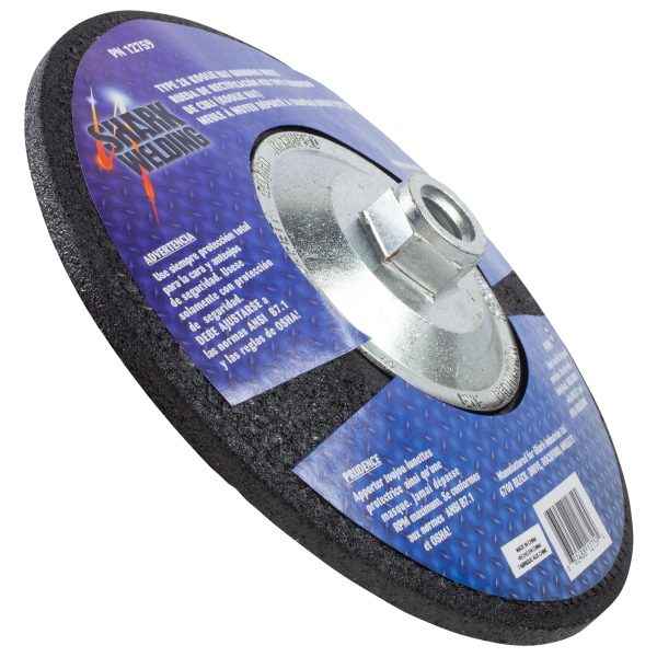 Shark Industries - Type 28 Koolie Hat Grinding Wheels – 7″ x 1/4″ x 5/8-11 - Ridge Toolbox