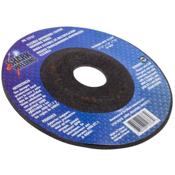 Shark Industries - Flexible Grinding Wheels-4.5″ x 1/8″ x 7/8″ – 36 Grit & 60 Grit - Ridge Toolbox