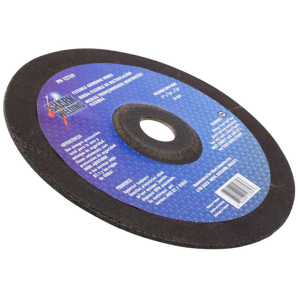 Shark Industries - Flexible Grinding Wheels-7″ x 1/8″ x 7/8″ – 36 Grit & 60 Grit - Ridge Toolbox