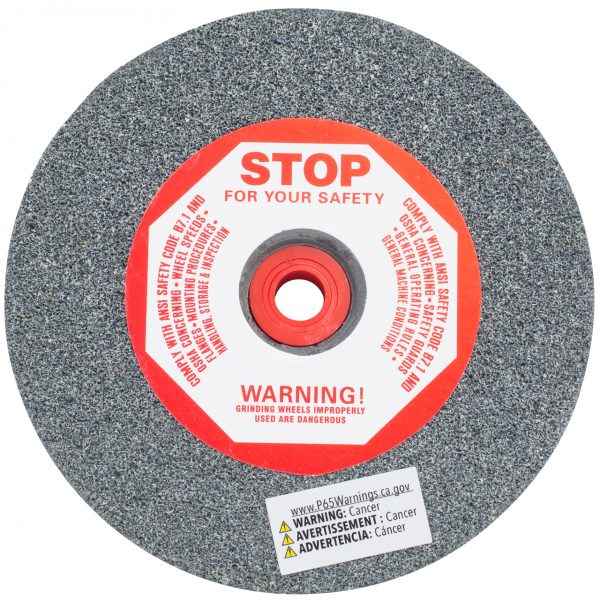 Shark Industries - Bench Seat Grinding Wheel – Size 6″ x 3/4″ Thick x 1″ Arbor – 36 Grit, 60 Grit, 80 Grit – Aluminum Oxide - Ridge Toolbox