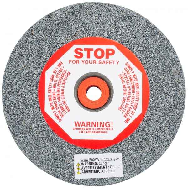 Shark Industries - Bench Seat Grinding Wheel- Size 6″x 1″ Thick x 1″ Arbor – 36 Grit, 60 Grit, 80 Grit – Aluminum Oxide - Ridge Toolbox